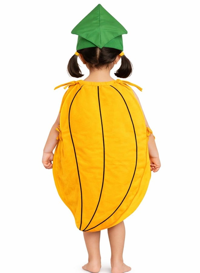 Nic Fruit And Vegetable Fancy Dress Costume For Kids | Fruit Shape Cutout For Childs | Healthy Fruits Dress (Jumpsuit Not Include) (Banana, 4-5 Years) - Image 2