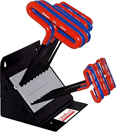 EKLIND 50918 Cushion Grip Hex allen wrench THandle Key Combo 9in InchMM 2 sets 18pc w stand