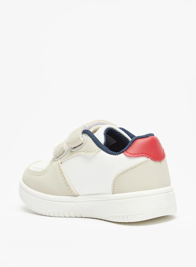 LBL by Shoexpress Boy's Paneled Sneakers with Hook and Loop Closure