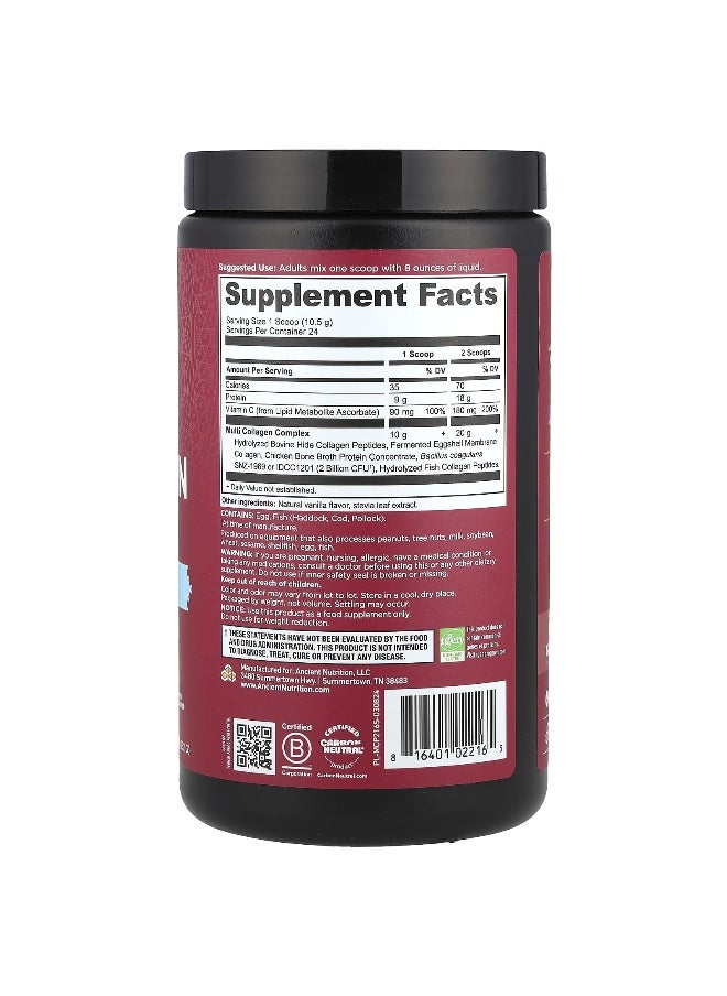 Ancient Nutrition - Ancient Nutrition, Multi Collagen Protein, Vanilla, 8.9 oz (252 g) - Image 1