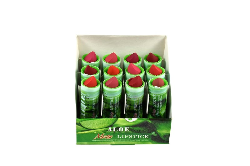 ADS Aloe Multi Color Lipstick Matte Finish Set Of 12 Multicolor - Image 2