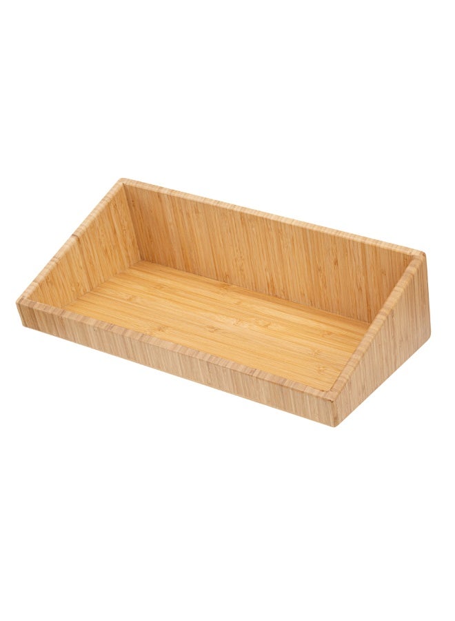 Restaurantware صندوق مطبخ 20 × 12 × 7 بوصة، 1 حافظة خبز خشبية مستطيلة - مستدامة، منظم للمخزن أو سطح العمل، صندوق خبز من الخيزران الطبيعي للمطبخ، لتخزين المعجنات، الخبز، الفواكه - Image 1