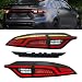 HCMOTIONZ HCmotion Smoked LED Tail Lights Assembly for Toyota Corolla Sedan E210 20202024 3PCS Rear Lamps with Center Trunk Light Bar Startup Animation Sequential Turn Signal Brake Reverse Fog Lights - Image 2