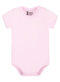 Funny Bunny Pack of 3 Cotton Half Sleeve Bodysuit for Baby  - Image 2