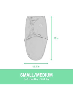 SwaddleMe SwaddleMe by Ingenuity Original Swaddle - Size Small/Medium, 0-3 Months, 3-Pack (Starry Night)  - Image 3