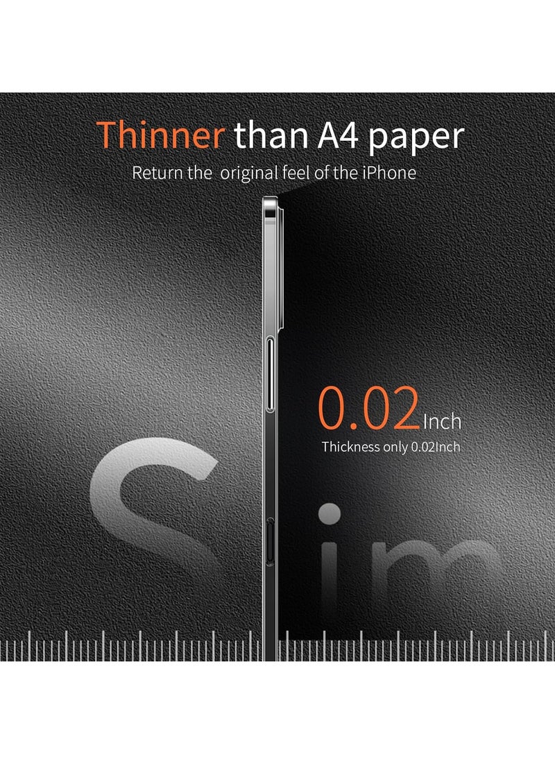 TIGER Dataroad iPhone 16 Plus Slim Case – 0.2mm Paper-Thin Lightweight Case, Matte Finish PP Back Cover, Anti-Fingerprint & Yellowing Protection, Ultra-Slim Design, Compatible with iPhone 16 Plus 6.7 Inch - Image 2