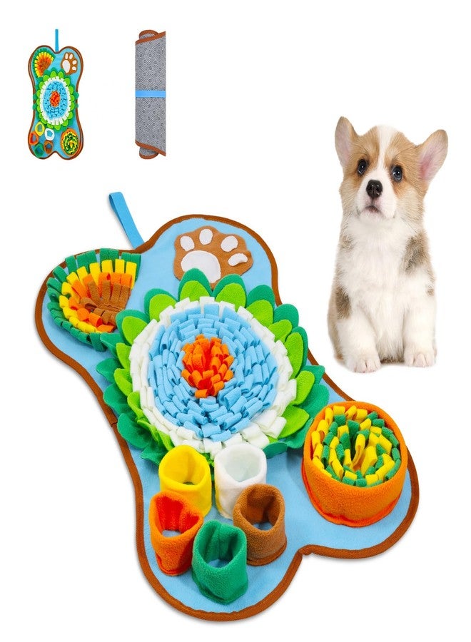 JXTZ Snuffle Mat for Dogs, Pet Sniffing Pad for Medium & Small Dogs, 25 x 17 in, Slow Feeder Dog Treat Mat for Training & Stress Relief, Improves Sniffing Abilities, Non-Slip Bottom, Easy to Clean - Image 1