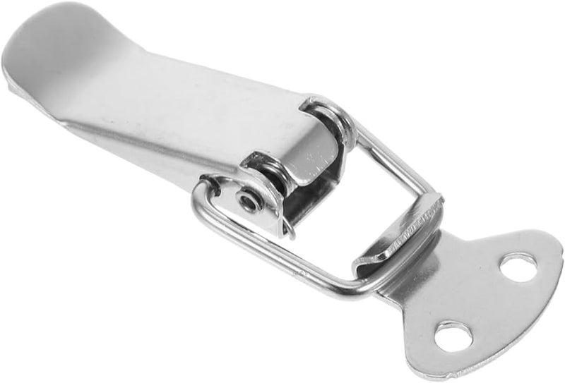 Stainless Steel Spring Loaded Toggle Latch Hasp for Toolboxes Cabinets Luggage Quick Access Secure Locking - Image 2