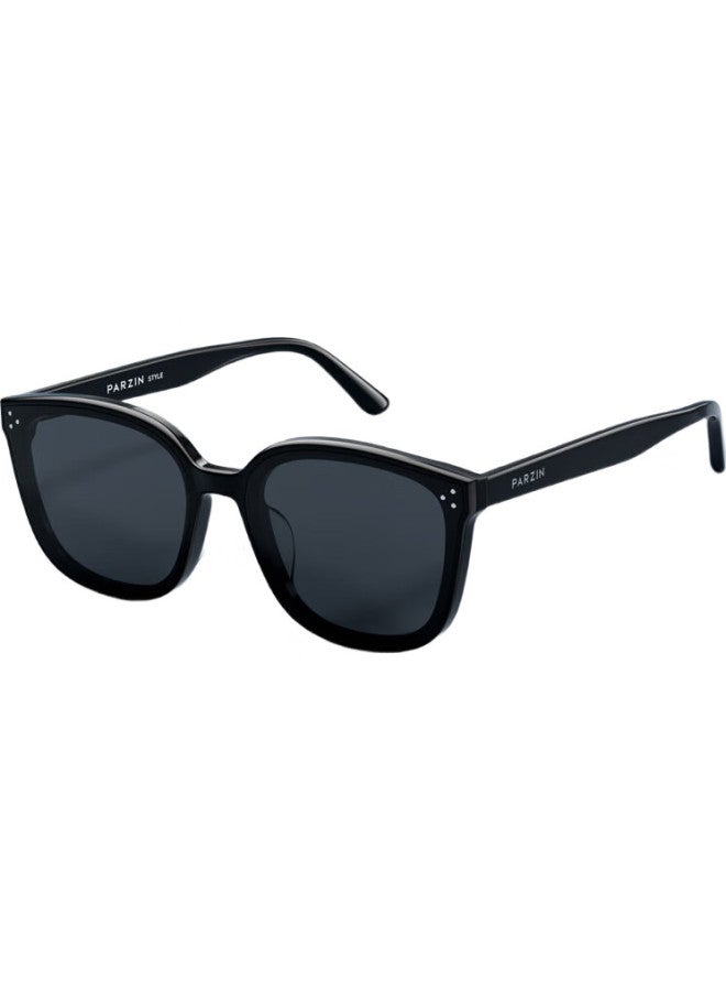 PARZIN Polarized Sunglasses Men Fan Chengcheng Same Style Black Square Frame Sunscreen Driving Glasses Sunglasses Women Trendy Gift 91711 - Image 3