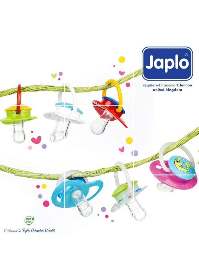 Japlo Japlo Fruity new born 0-3 M  soother(Pacifier with cover & Glow In The Dark)  - Image 4