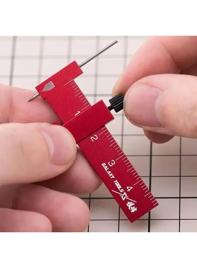 Red Equidistant Parallel Scriber for Model Kits Military Miniatures Hobby Resin GK - Image 3