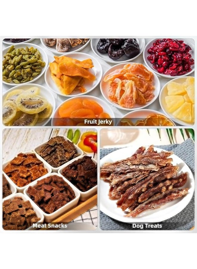 DUNISO Food Dehydrator Machine, Food Dehydrated Dryer，6 Layer Stainless Steel Trays Dryer with Digital Adjustable Timer & Temperature Control，Visualization，Easy to Clean，for Fruit, Herbs, Meat, Vegetables, Dog Treats, Yogurt - Image 5