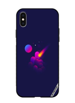 Protective Case Cover For Apple iPhone XS Max Space Minimalist Design Multicolour