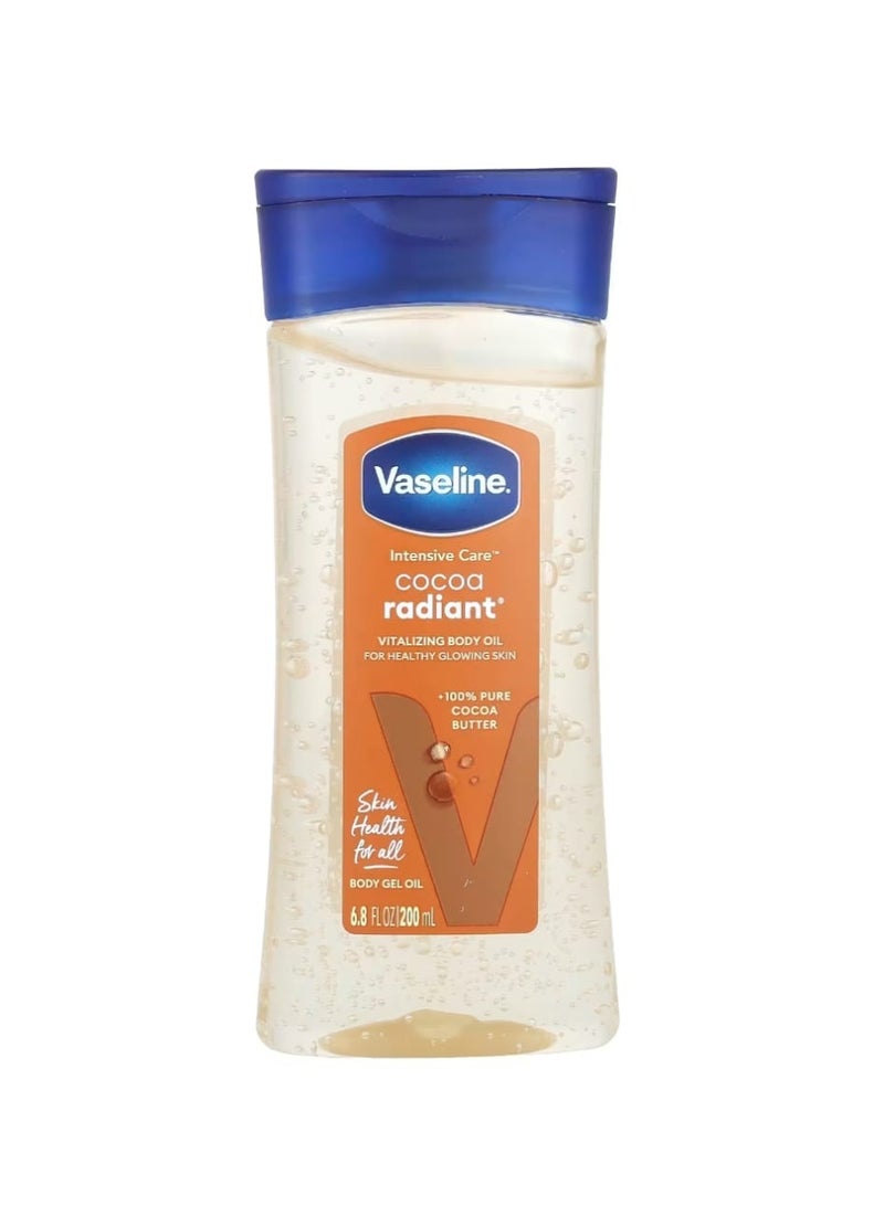 Vaseline Intensive Care Cocoa Radiant Vitalizing Body Oil 6.8 fl oz (200 ml) - Image 1