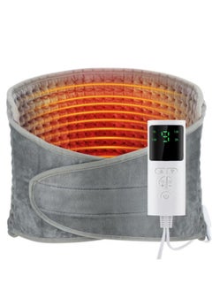 EzzySo Electric Waist Heating Belt Multifunctional Heating Pad Waist Heated Pad With LCD Controller Electric Heating Pad For Period Back Pain And Cramps Relief  - Image 1