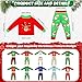 Liitrsh 20 Pcs Christmas Ugly Sweaters Doll Clothes Accessories Christmas Santa Elk Snowman Clothing Pajamas for Doll Holiday Decoration - Image 4
