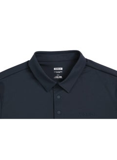 TOREAD TOREAD Men's Performance Polo Shirt - Spring/Summer UV Protection Tee Navy Blue  - Image 4