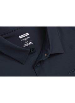 TOREAD TOREAD Men's Performance Polo Shirt - Spring/Summer UV Protection Tee Navy Blue  - Image 5