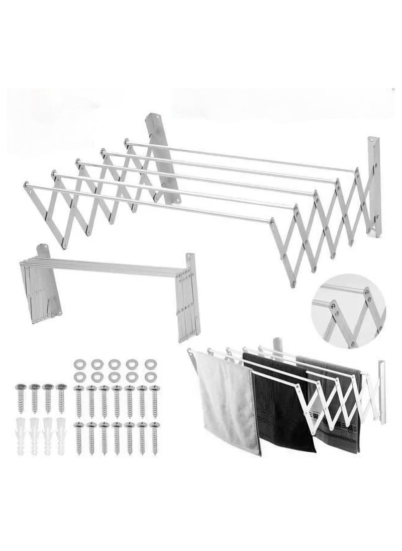 Generic 75x70cm Wall Mounted Foldable Metal Clothes Dryer  - Image 3