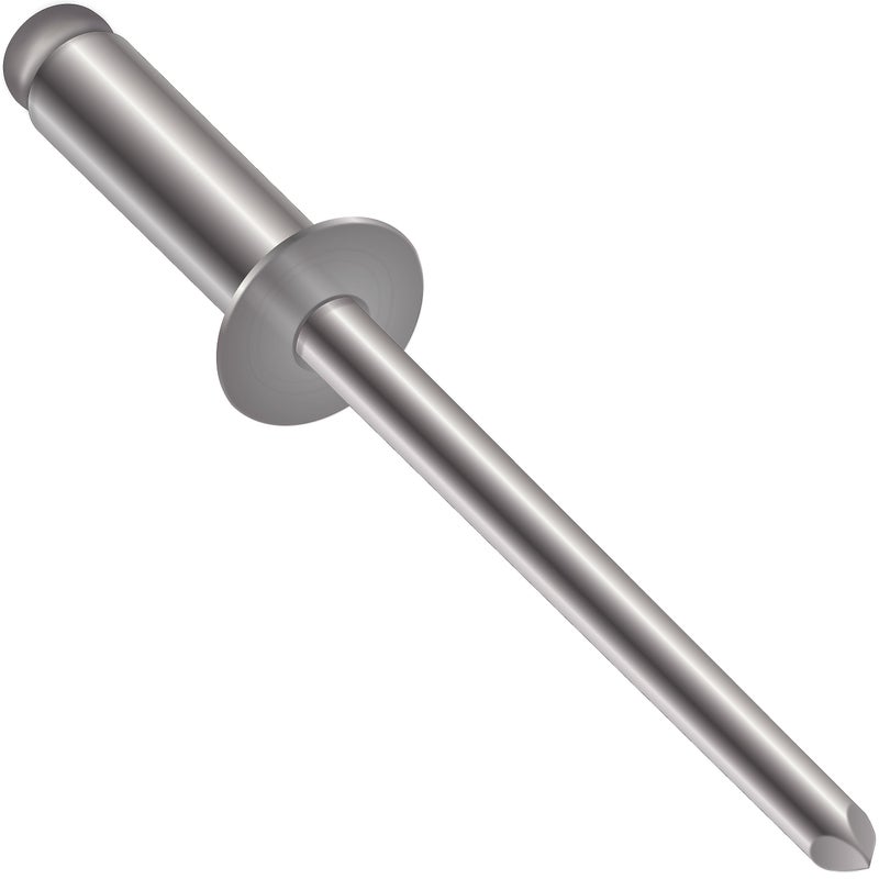 LauTech 5mm x 25mm Pop Rivets Rivet with Flange Rivets (10 Pack) - Blind Rivet, Head Dome Rivets with Aluminium Body and Steel Mandrel for Metal, Tinplate, Metal Fastening - Push Rivets - Image 3