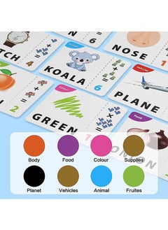 YelaJoy Matching Letter Game for Kids,2in 1 Spelling and Math Educational Learning Toys, Preschool Learning Sight Words Toys, With 32 Flash Cards,3-8 Years Old Boys Girls  - Image 5