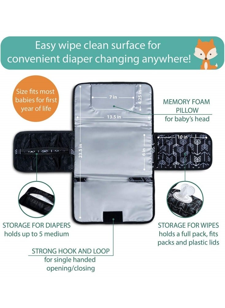 Portable Changing Pad for Baby Diaper Bag or Changing Table Pad One-Hand Diaper Change Pad Baby Gifts Newborn Baby Essentials Unisex Baby Stuff - Image 5