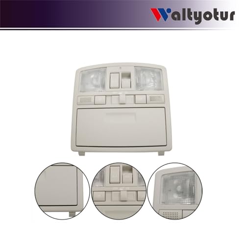 waltyotur مصباح قراءة وحدة التحكم العلوية بديل لـ 2009 2010 2011 بيج جديد يستبدل GS4C-69-970D-30 - Image 2