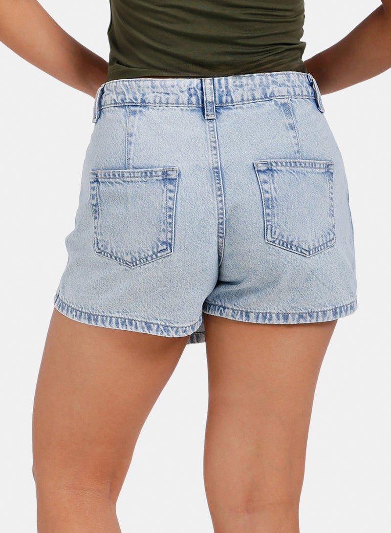 Carina Denim Beach Skorts - Image 4