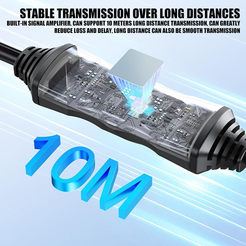 Signals Amplified USB2.0 Repeaters Cable 10m for Long Distance Printing Scanning and Plotting Device Stability Printer Extension Cable - Image 4