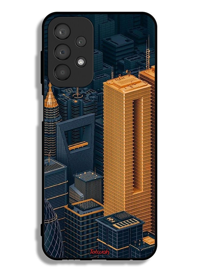 Tolwak Samsung Galaxy A23 4G Protective Case Cover Buildings Art - Image 1