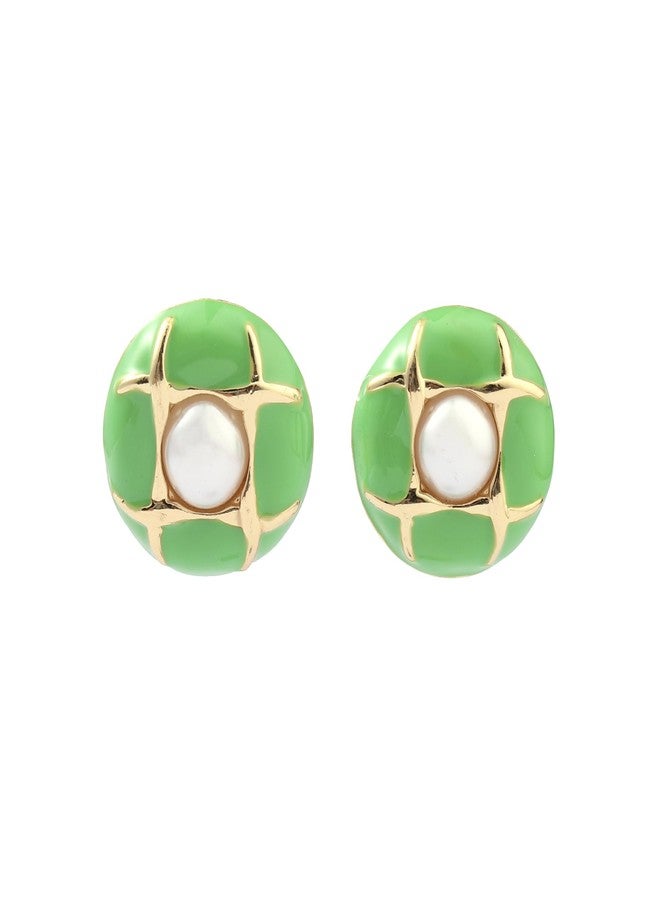 SALTY Pack of 2 Pearly Luxury Gold Earring for Women | Stylish Fashion Jewellery | Accessories for Girls | Minimal Jewelry | Ideal for Gifting | Marriage, Birthday | Gift for Valentine Day - Image 5