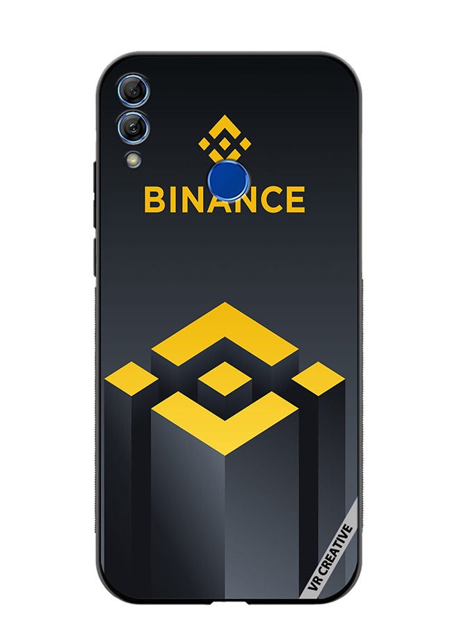 Protective Case Cover For Honor 10 Lite Binance Logo Design Multicolour