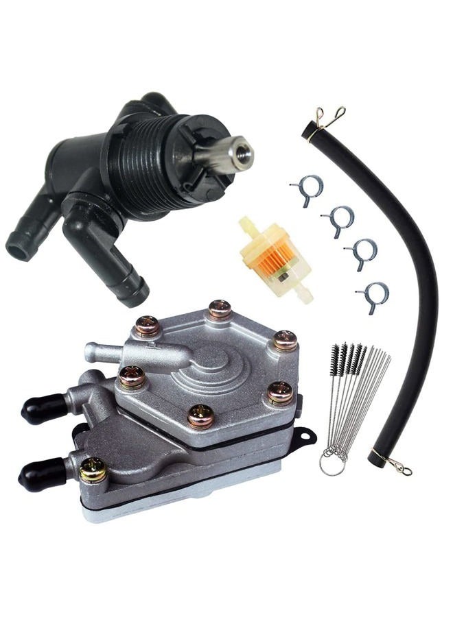 Cylinman 3-Way 7052161 Fuel Shut Off Valve Petcock Fit for Polaris Sportsman Magnum Ranger Xplorer Xpedition 325 330 335 400 330 500 700 Replace 5432559 7052161 With Fuel Pump - Image 1