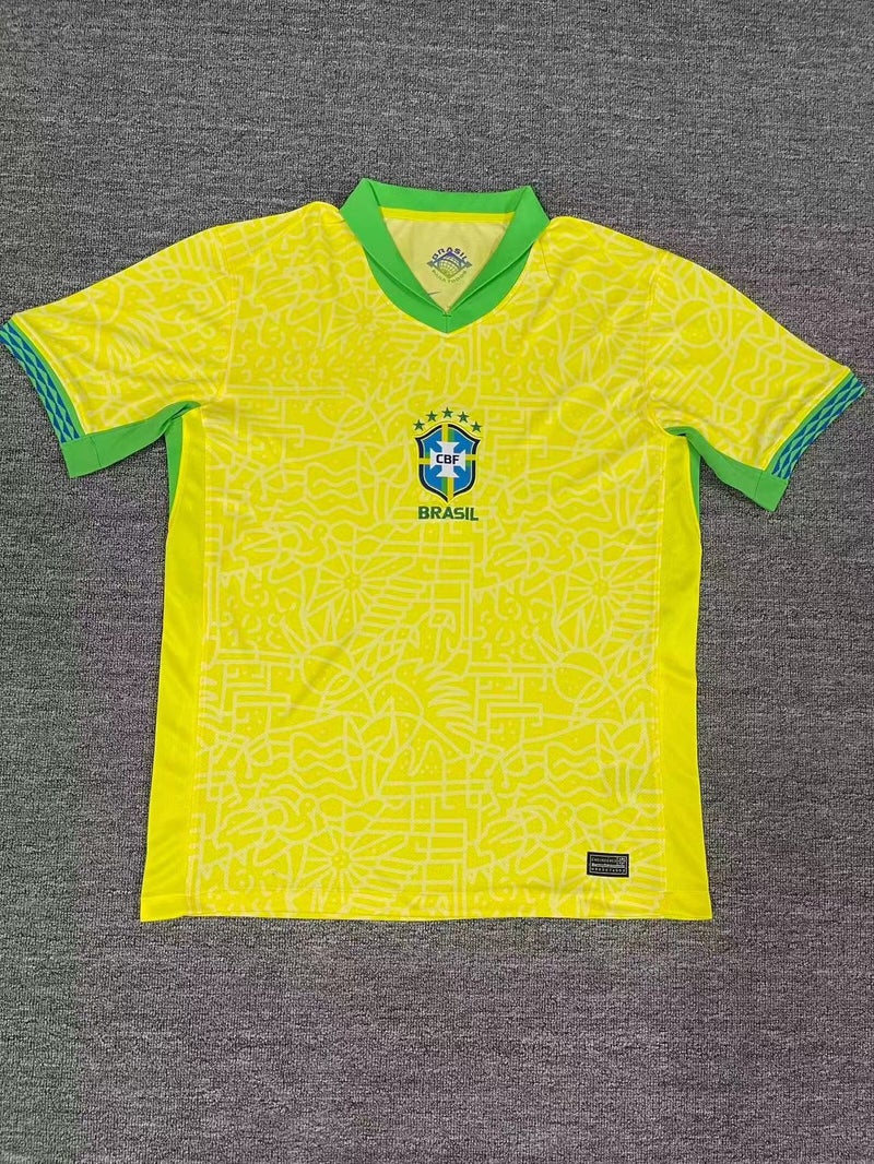 Generic Soccer Jersey Kit Paris Barca Bayern Arsenal Real Madrid 2425 Brazil home