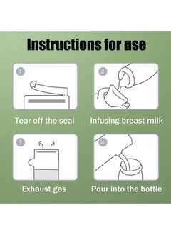 WAI 30-Piece 150ml Breast Milk Storage Bags for Baby, BPA Free and Self Standing Design, Thickened Breastmilk Collector with Double Zip and Freezer Storage  - Image 4