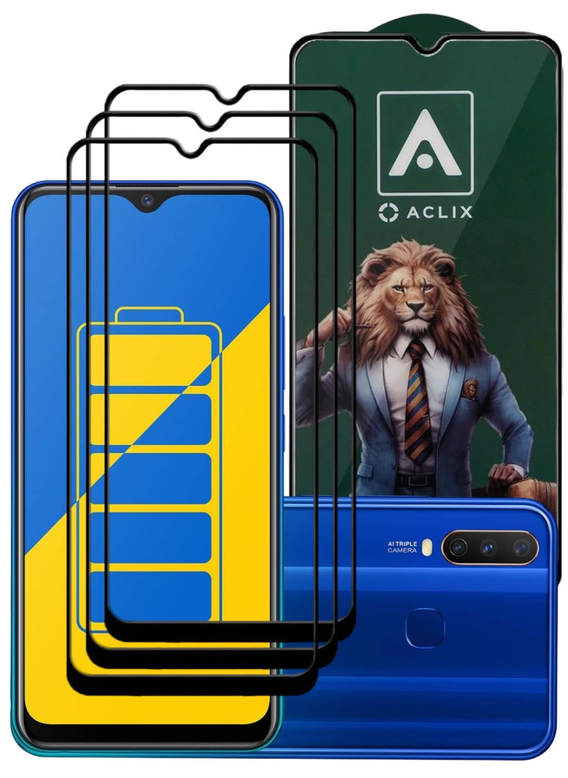 ACLIX 3 Pieces Antistatic ESD Dustproof Premium Quality High Definition Tempered Glass Screen Protector Designed For vivo Y15 - Image 1
