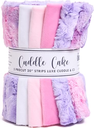 Shannon FABRICS Minky Sorbet Unicorn Cuddle Cake Quilt Kit - Image 4