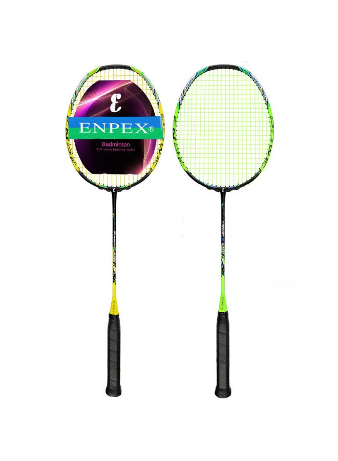 Enpex Full Carbon Badminton Racket Set E-088 With 3 Shuttles And Aiwuwan Large Bag - Image 2