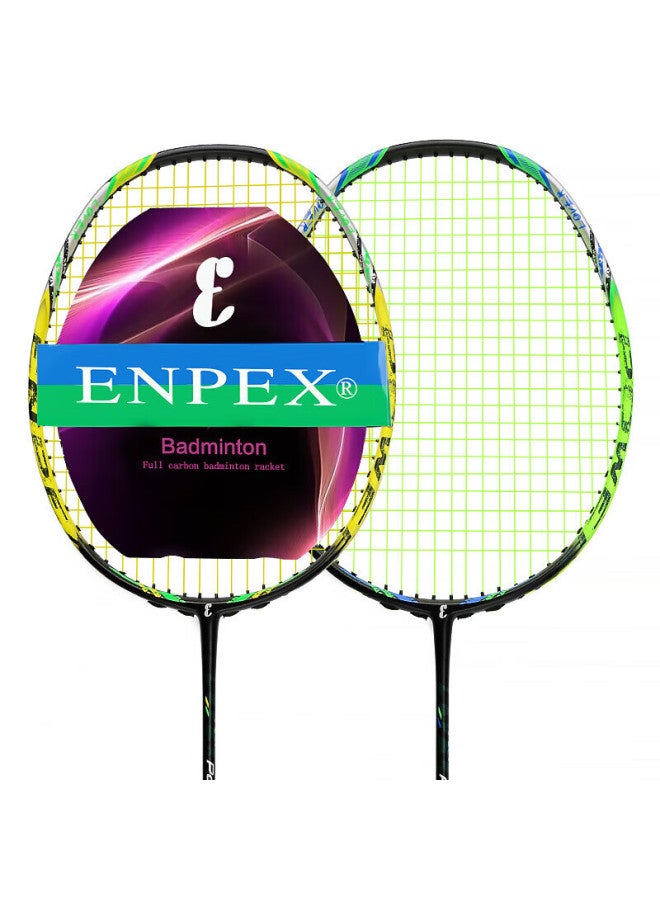 Enpex Full Carbon Badminton Racket Set E-088 With 3 Shuttles And Aiwuwan Large Bag - Image 4