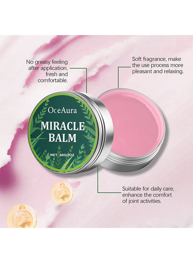 OceAura Miracle Herbal Balm, Balm Soothing Joint Cream For All External Parts Of The Body Such As The Back, Hands, Feet 60G - Image 4
