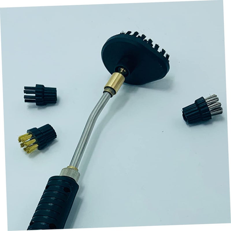 2 Pack Multi Purpose Household Cleaning Brush For Steam Washer Machine Hairbrush Black - Image 4