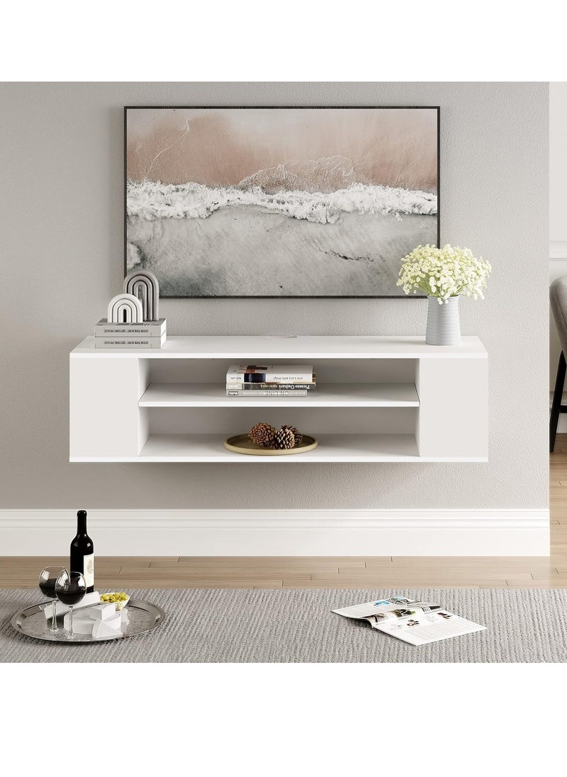 MODERN HOME floating tv unit cabinet with 4 storages for living room and entertainment center  - Image 5