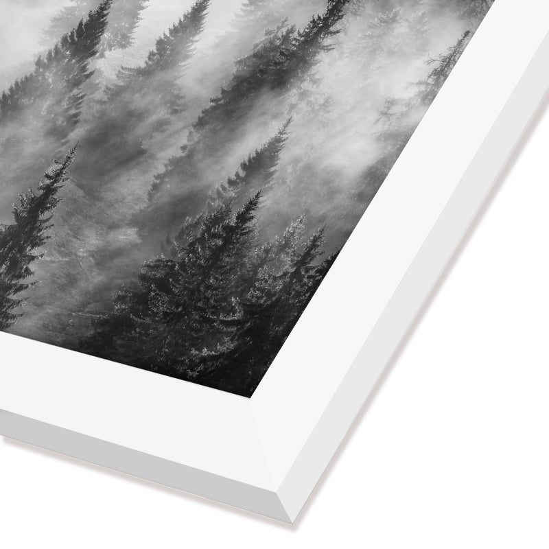Americanflat 24x24 Picture Frame with Polished Plexiglass - Epic Collection - Square Picture Frame with Engineered Wood - Wide Photo Frames for Wall display - White - Image 3