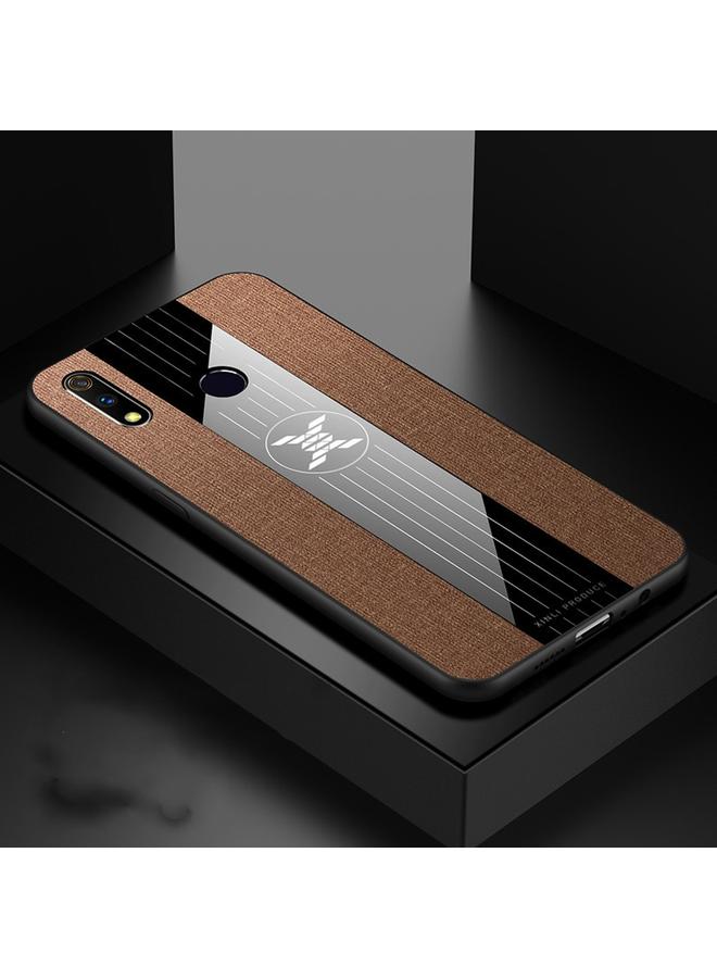 The Bros Case For OPPO Realme X Lite Stitching Cloth Textue Shockproof TPU Protective Case