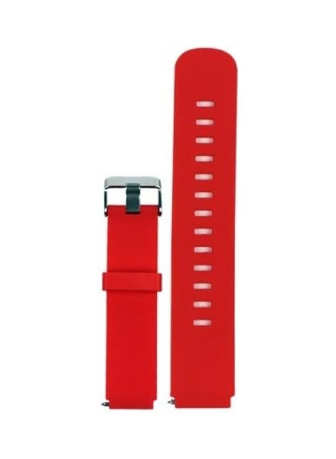 NIBEMINENT Silicone Wristband Strap For Huawei Band 5 Red - Image 1