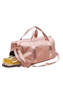 Generic Sport Gym Duffle Holdall Bag Training Handbag Yoga Bag Travel Overnight Weekend Shoulder Tote Bag with Shoes Compartment  - Image 1