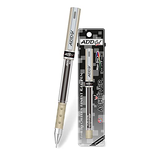 ADD Gel Achiever gel pen Pack of 10 Pens (Black) - Image 1