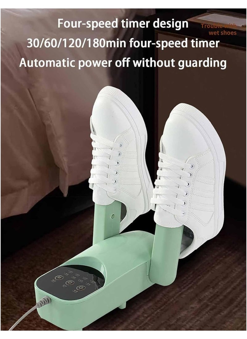 LIXES - Ski Boots Dryer & Electric Shoe Dryer with Adjustable Drying Rack, 30/60/120/180min Timer, Glove Dryer & Boot Warmer for Sweaty Shoes, Sneakers, Winter Gear – Fast & Efficient Drying Solution - Image 1