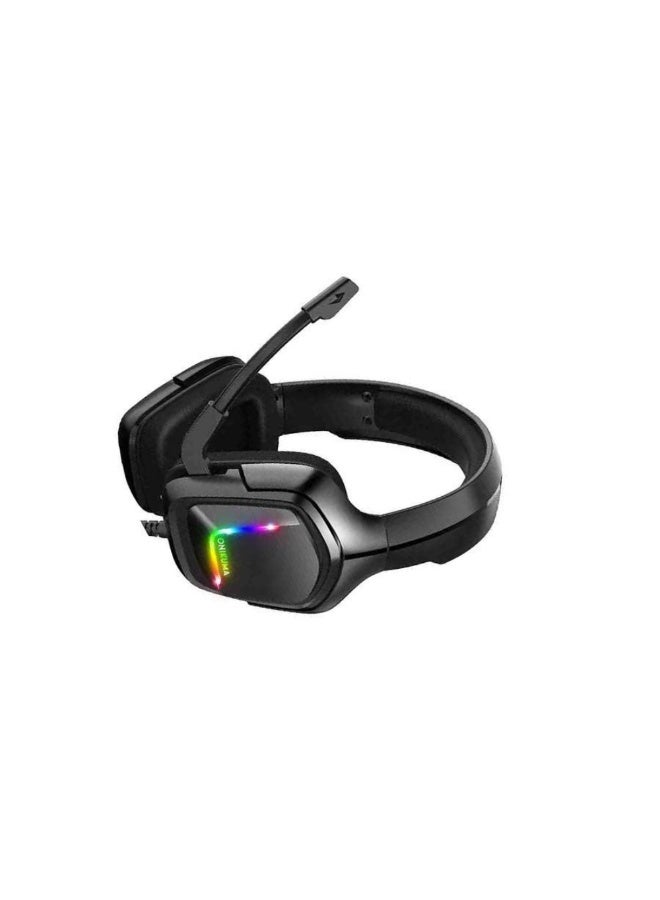 سماعات رأس سلكية للألعاب مزودة بميكروفون وإضاءة LED تغطي الأذن، متوافقة مع PS4/PS5/XOne/XSeries/NSwitch/PC - Image 5