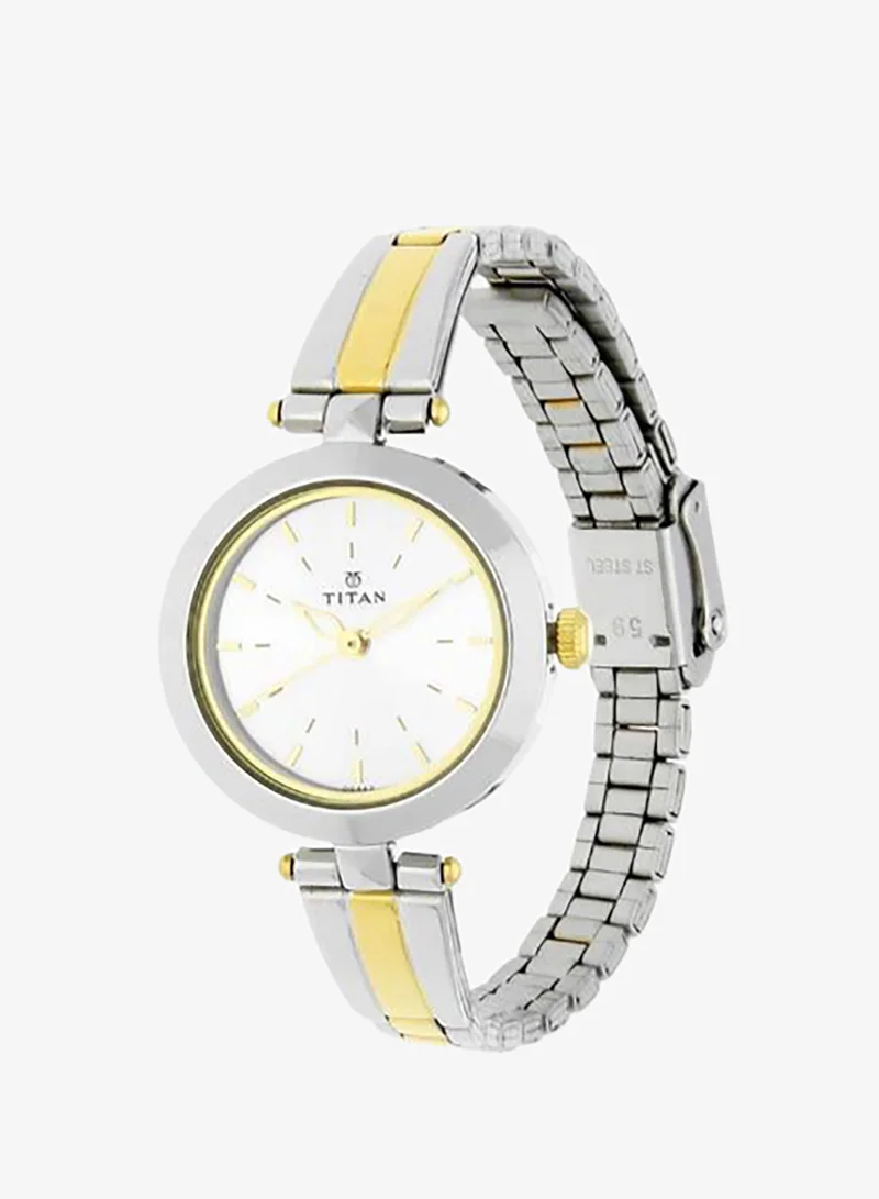 تيتان Women's Stainless Steel Analog Watch 2574BM01 - 40 mm